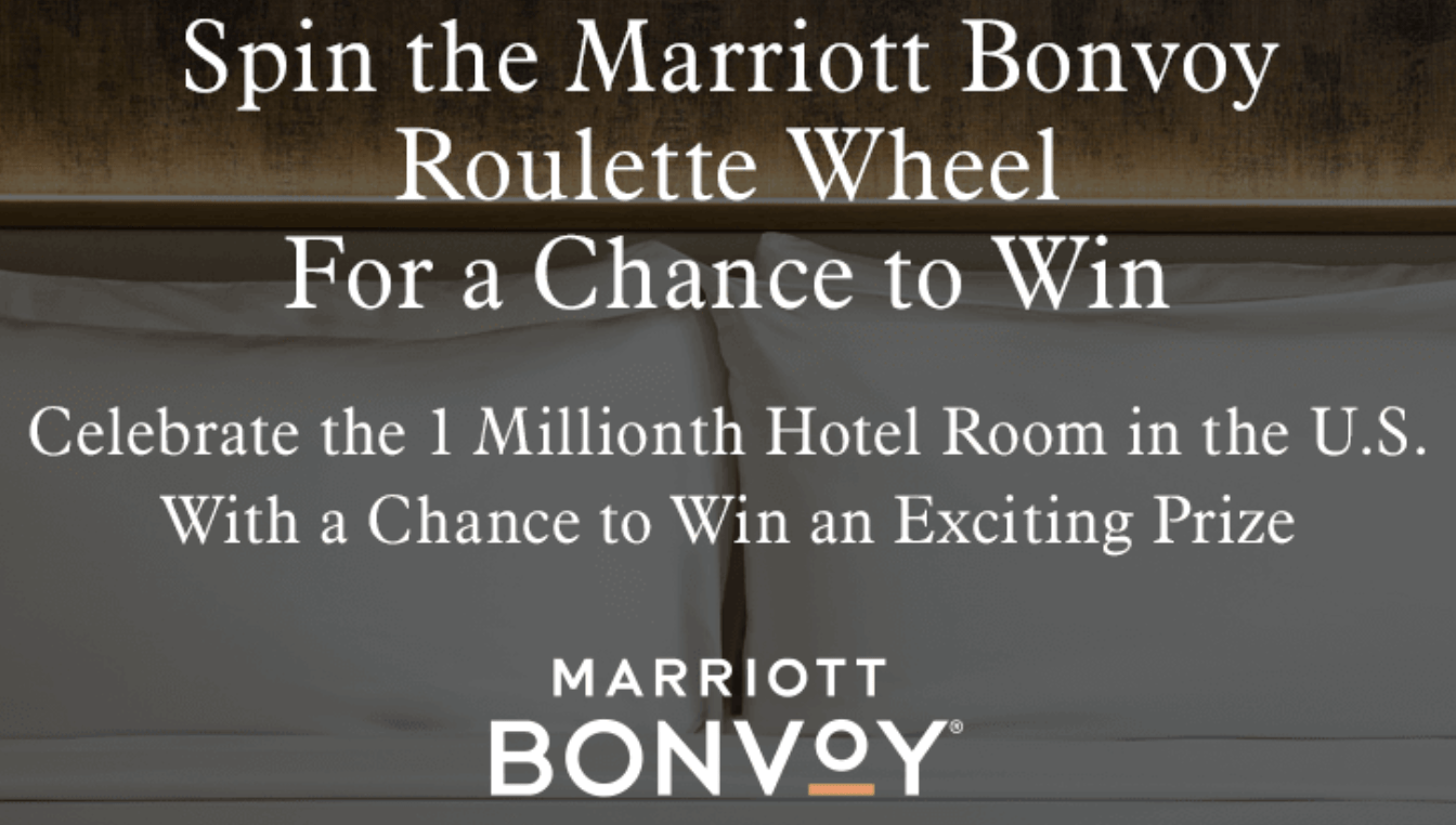 Marriott roulette travel promo may 2025