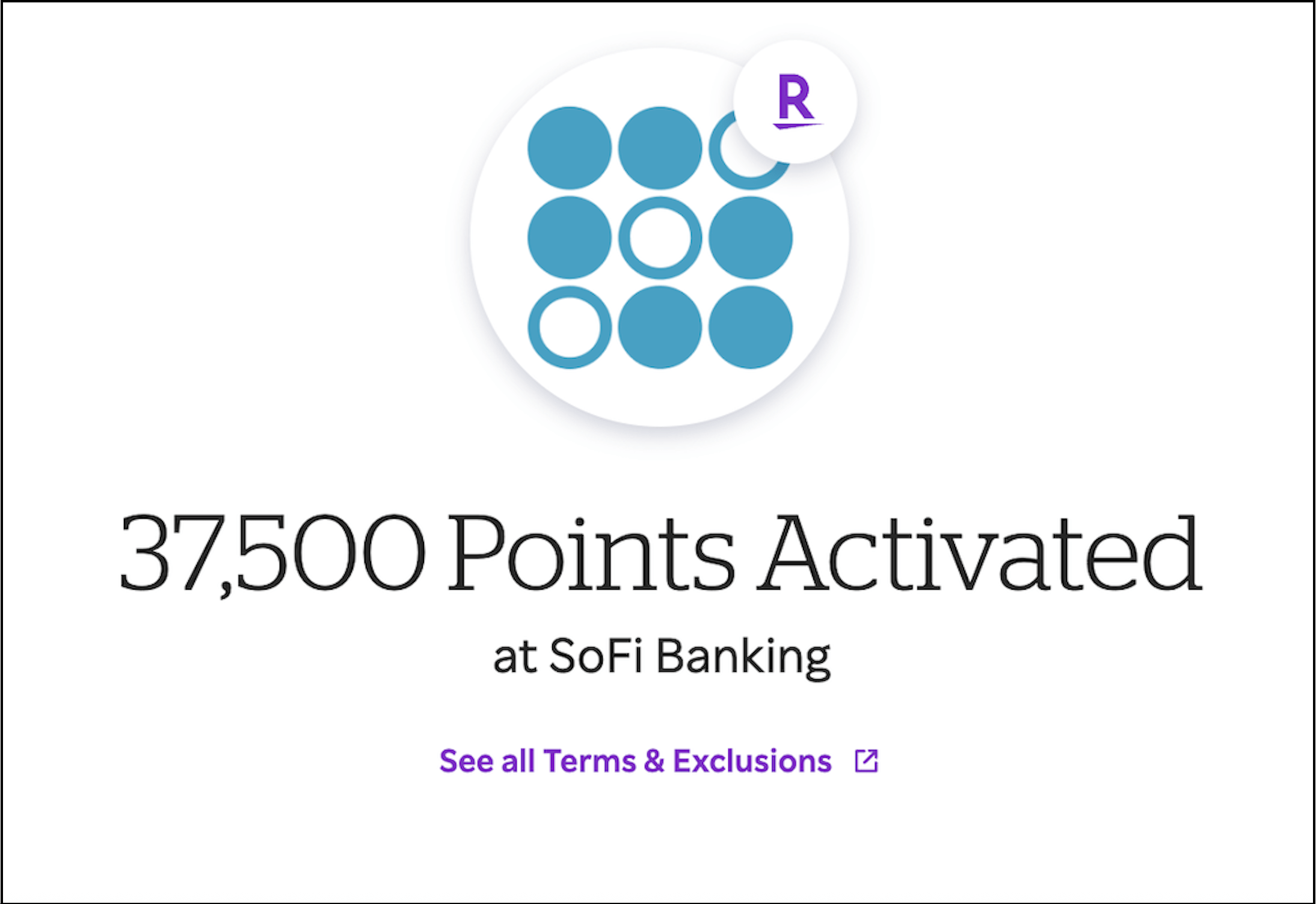 $375 37,500 MR bonus for sofi checking account after $500 direct deposit