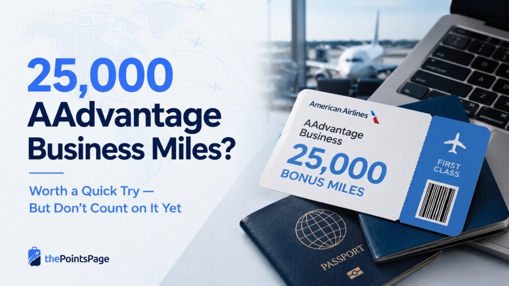 AA 25k miles with promo code