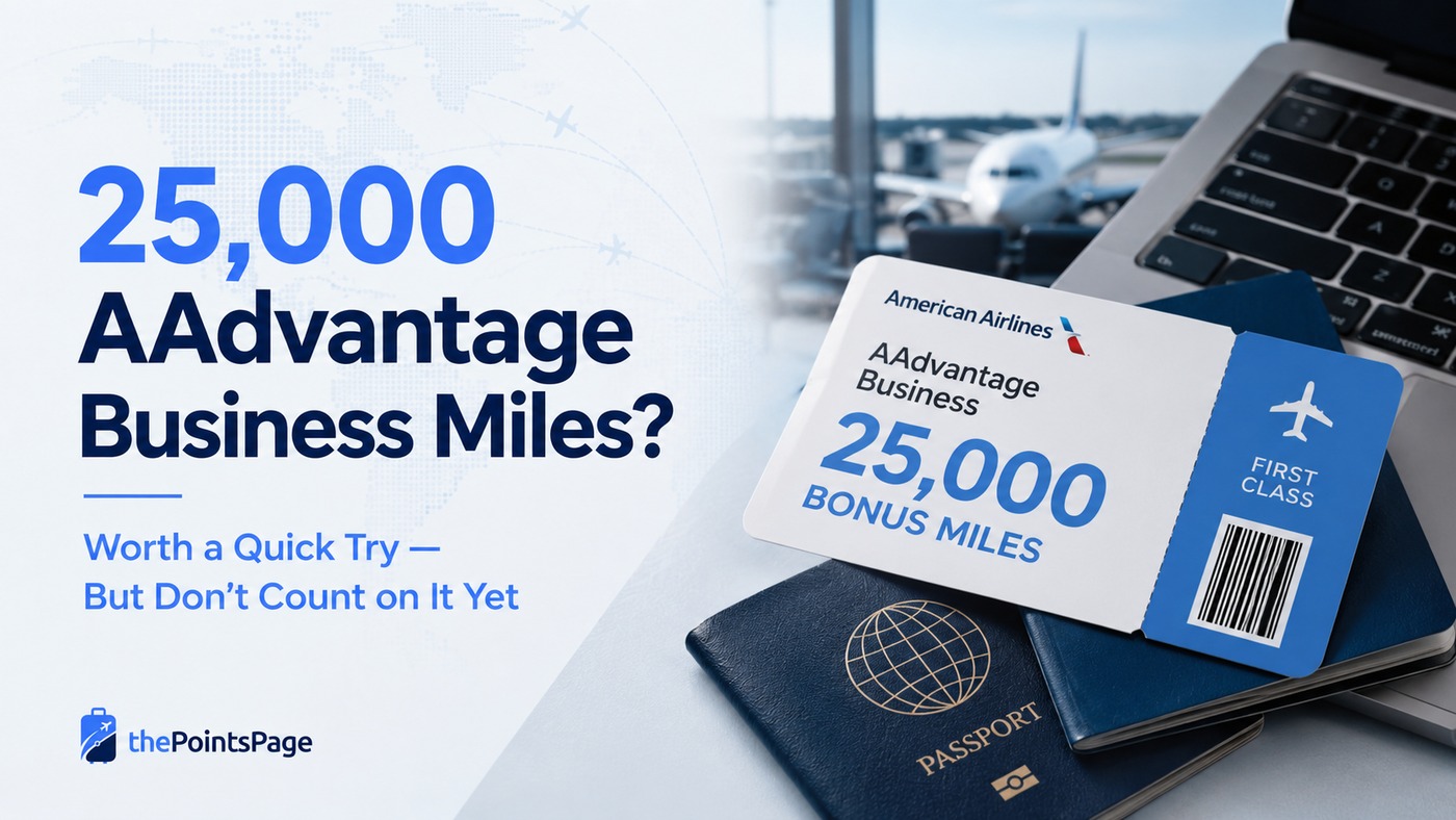 AA 25k miles with promo code